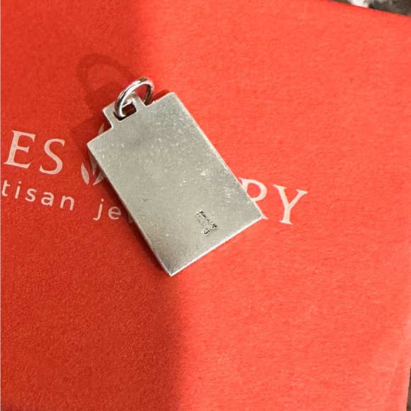 RETIRED James Avery St. Christopher pendant sterling silver. - Picture 4 of 5